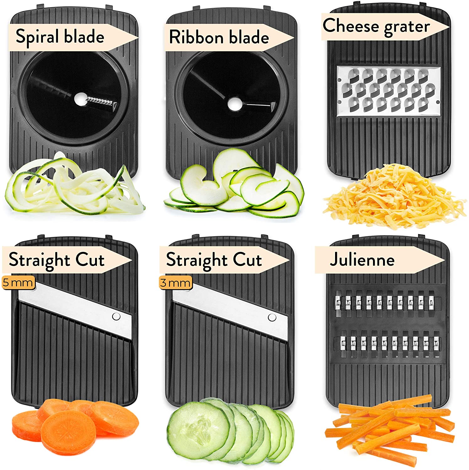 Fullstar Mandoline Slicer Spiralizer Vegetable Slicer