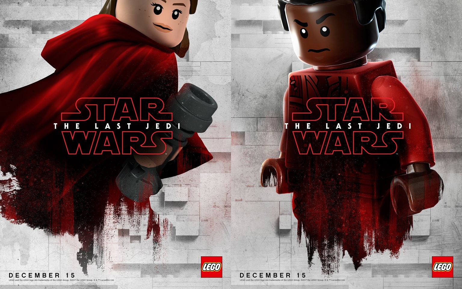 Lego Versions Of 'The Last Jedi' Character Posters