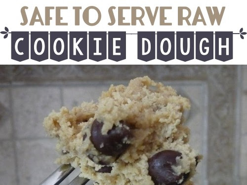 Safe to Serve RAW Cookie Dough Recipe!