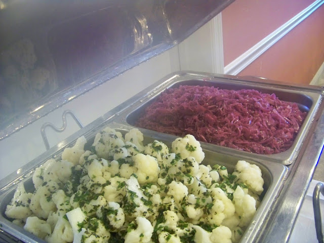 Cauliflower and Red Cabbage