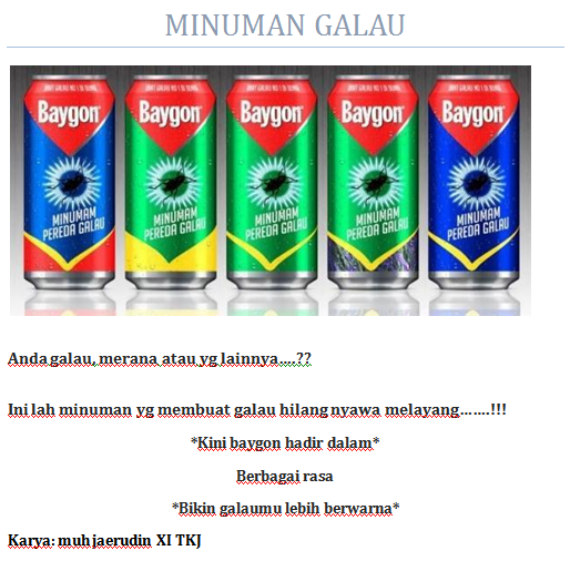 Contoh Produk Kreatif X TKJ Forum TKJ SMK Gracika