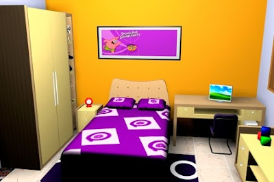 Desain Interior Ruang Tidur Sempit