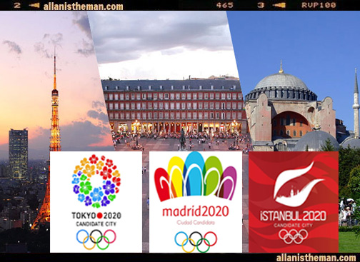 2020 Olympics: Istanbul, Tokyo or Madrid?