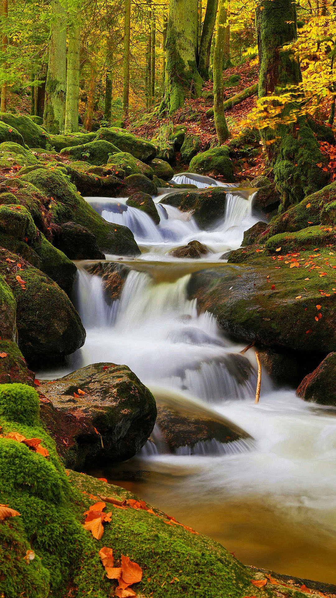 Waterfall Nature Mobile Wallpaper Hd Mobile Walls