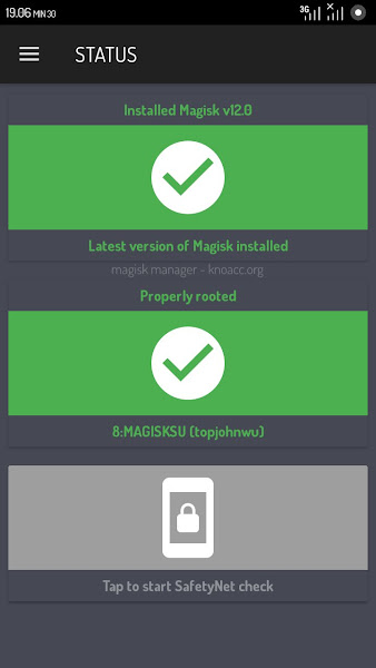Magisk v12 Screenshoot