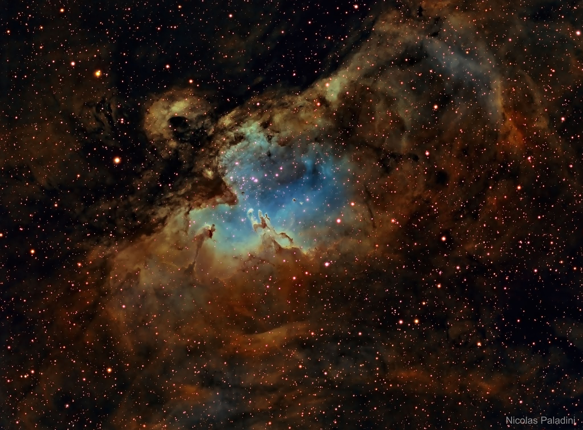 esplaobs 02 M16 INSIDE THE EAGLE NEBULA Image Credit & Copyright