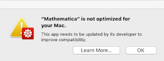 macOS Catalina issue how to fix problem mathematica