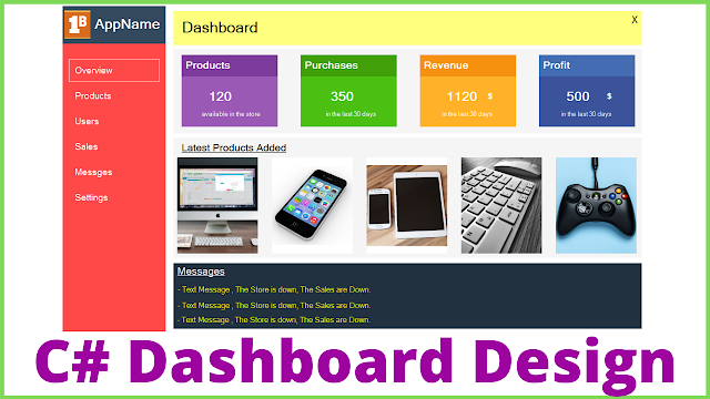 C# Dashboard Design