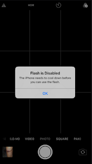 How To Solve iPhone Camera Error Flash Problem