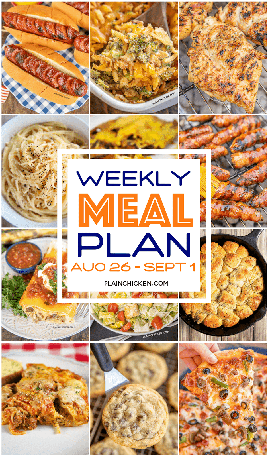 What's For Dinner? {Weekly Meal Plan}