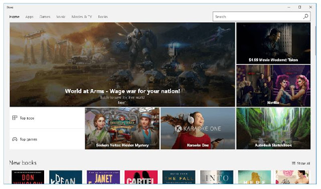 Windows Store screenshot