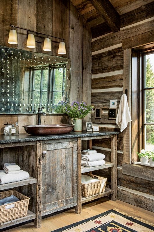 23 Easy Country Bathroom Rustic Farmhouse Decor Ideas ARA HOME