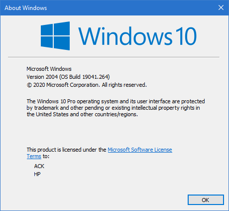 تم تخصيص الإصدار 2004 من Windows 10 للنشر على نطاق واسع