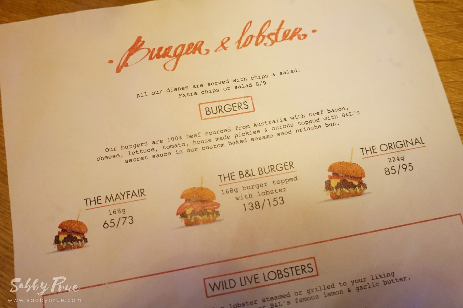 LIFESTYLE Food Review Burger & Lobster Malaysia ♥ Sabby Prue Malaysian Beauty