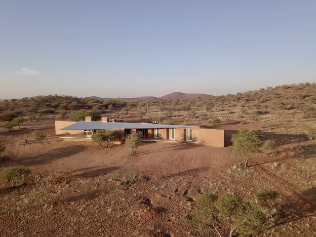 The unique character of this hunting lodge, Namibia