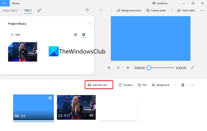 Cómo crear créditos de películas en Windows