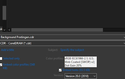 Cara Menyimpan/Save File ke Semua Versi di CorelDRAW Cara Menyimpan/Save File ke Semua Versi di CorelDRAW