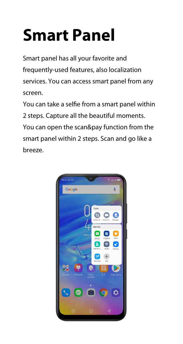 XOS 5.0 Cheetah Smart Panel