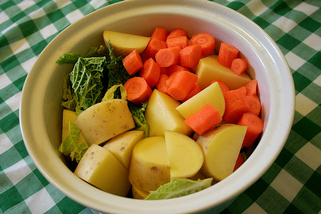 The Kitchen Front Scouse Recipe the raw ingredients