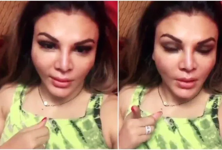 rakhi sawant post crying videos 