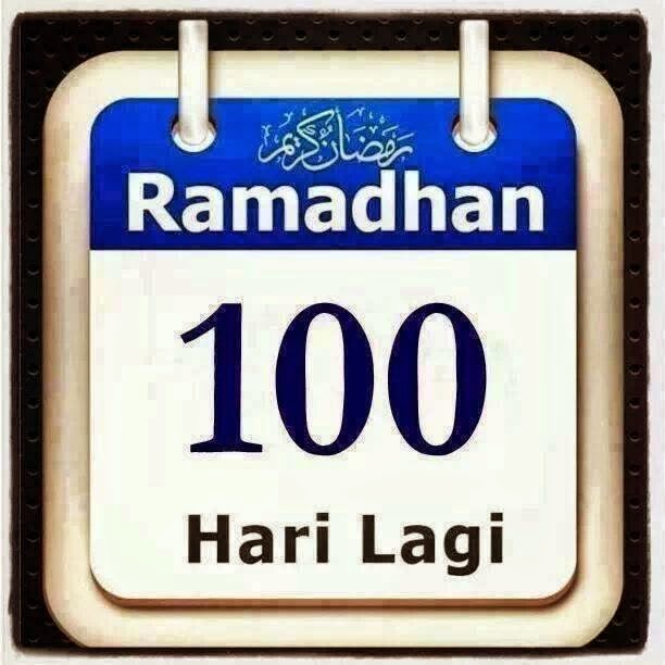 *: Lagi 100 hari menuju ramadhan