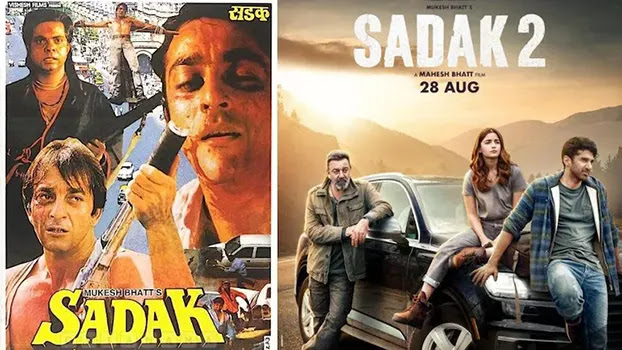 Sanjay Dutt in Sadak 1 & 2