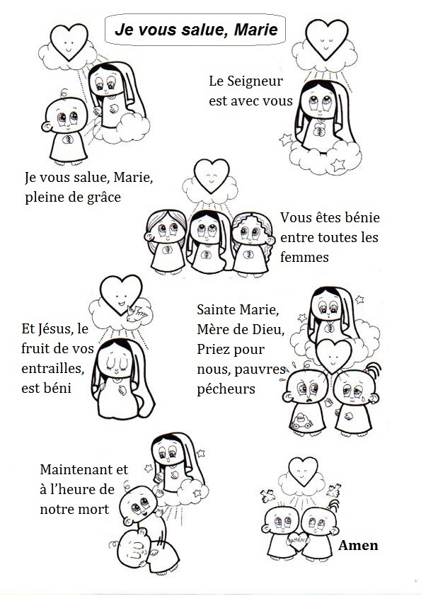 Prières à colorier (Credo, Notre Père...) KT42 portail caté Prières à colorier (Credo, Notre Père...) KT42 portail caté
