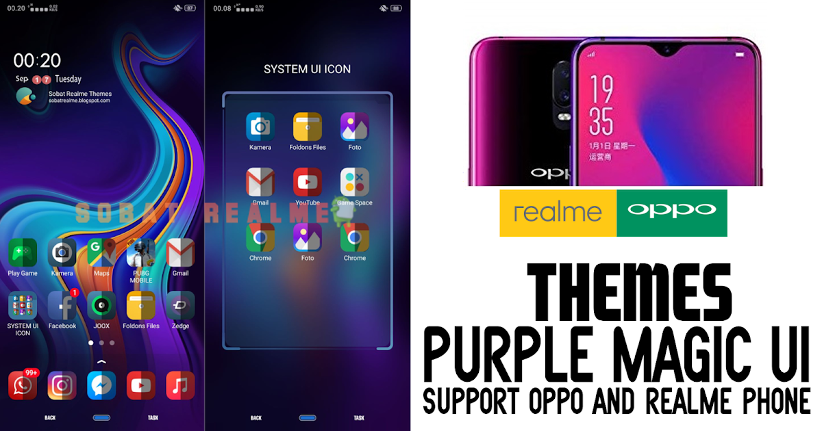 Magic themes. Download Themes Purple Magic for Oppo & Realme.