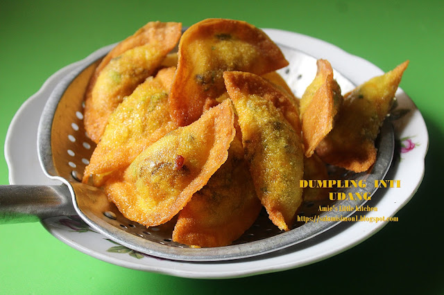 Resipi Dumpling Goreng Inti Udang 