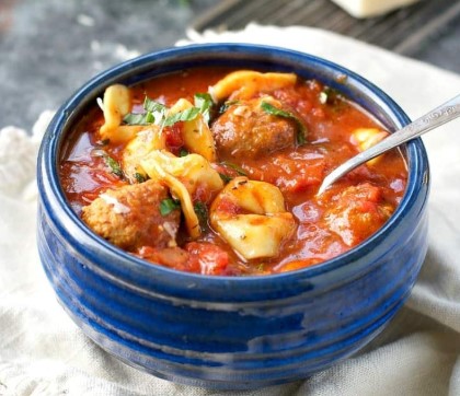 Tortellini Soup And Weeknight Meatball Tortellini Soup And Weeknight Meatball