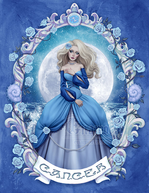 The Art of Enamorte Sad Zodiac Cancer