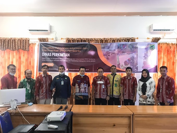 Rapat Tugas Awal Tim PPID Dinas Perumahan Kawasan Permukiman dan Pertanahan Kabupaten Barito Selatan April 2021 
