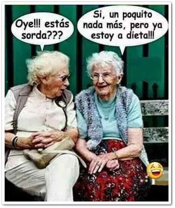 Humor Viejitas Chiste Pareja Ya Viejitos