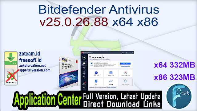 Bitdefender Antivirus v25.0.26.88 x64 x86 _ ZcTeam.id