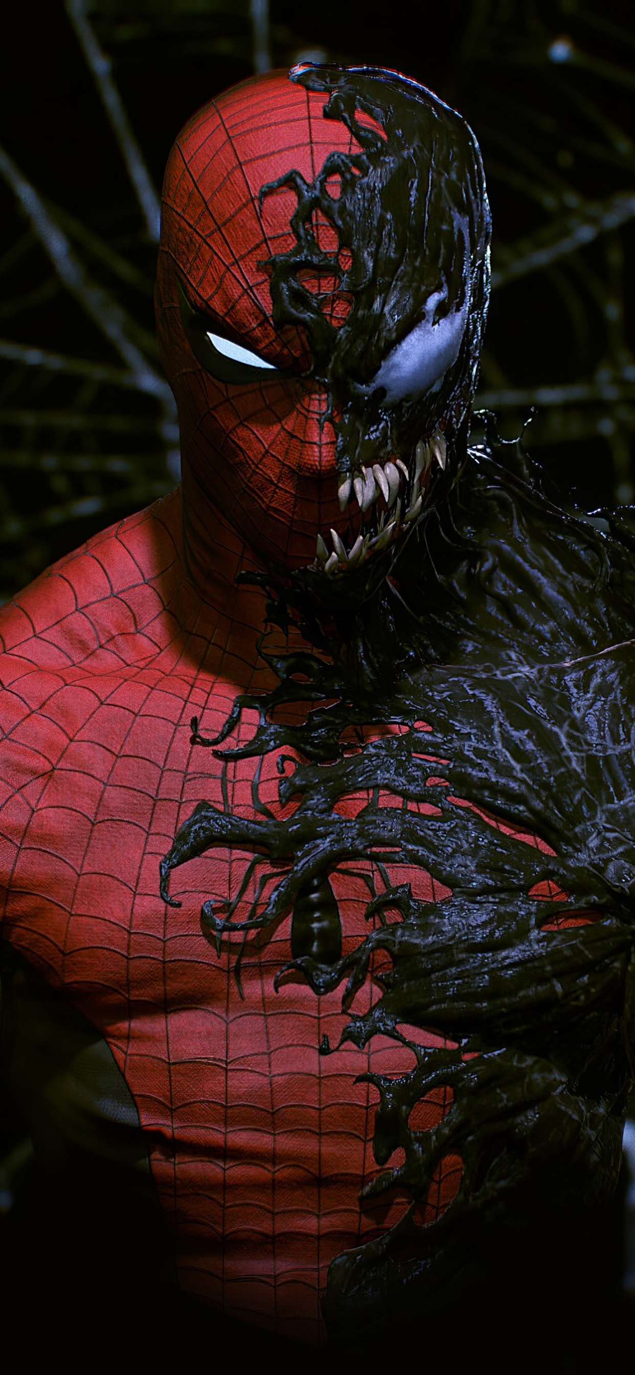 Iphone wallpaper - Spider-man vs Venom