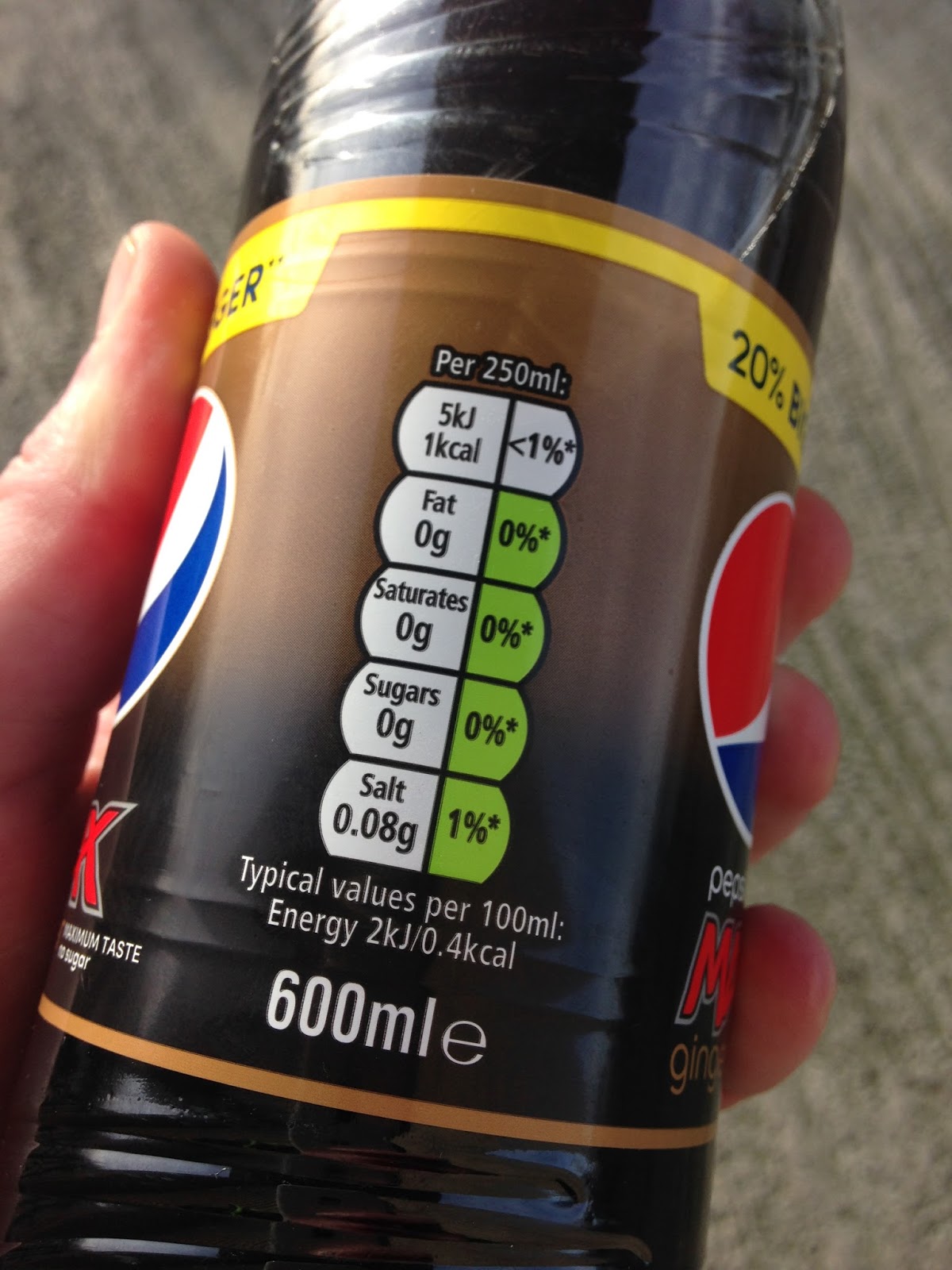 Pepsi Max Ginger Review