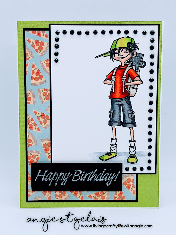 Living a crafty life with Angie: Kraftin' Kimmie Stamps - What's Up, Dude?