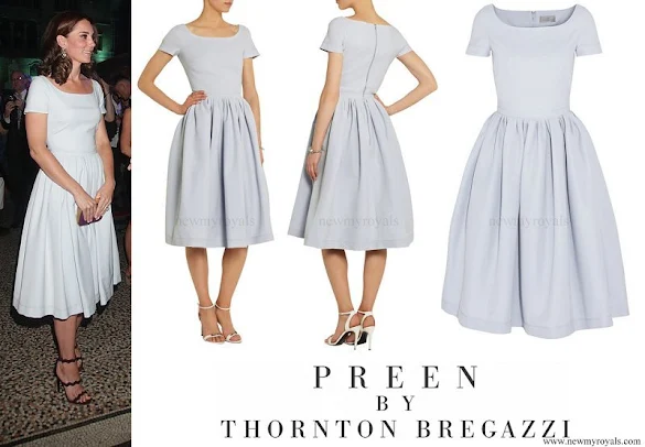 Kate Middleton wore Preen by Thornton Bregazzi Everly stretch-crepe dress