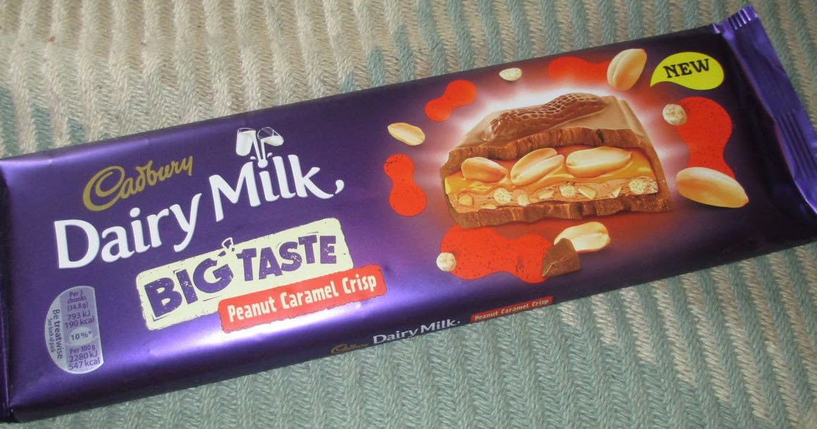 FOODSTUFF FINDS Dairy Milk Big Taste Peanut Caramel Crisp (Morrisons