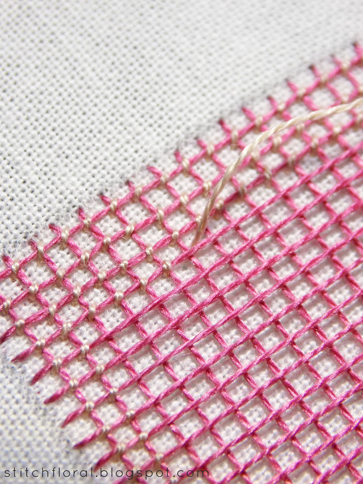 Lattice work basics Stitch Floral