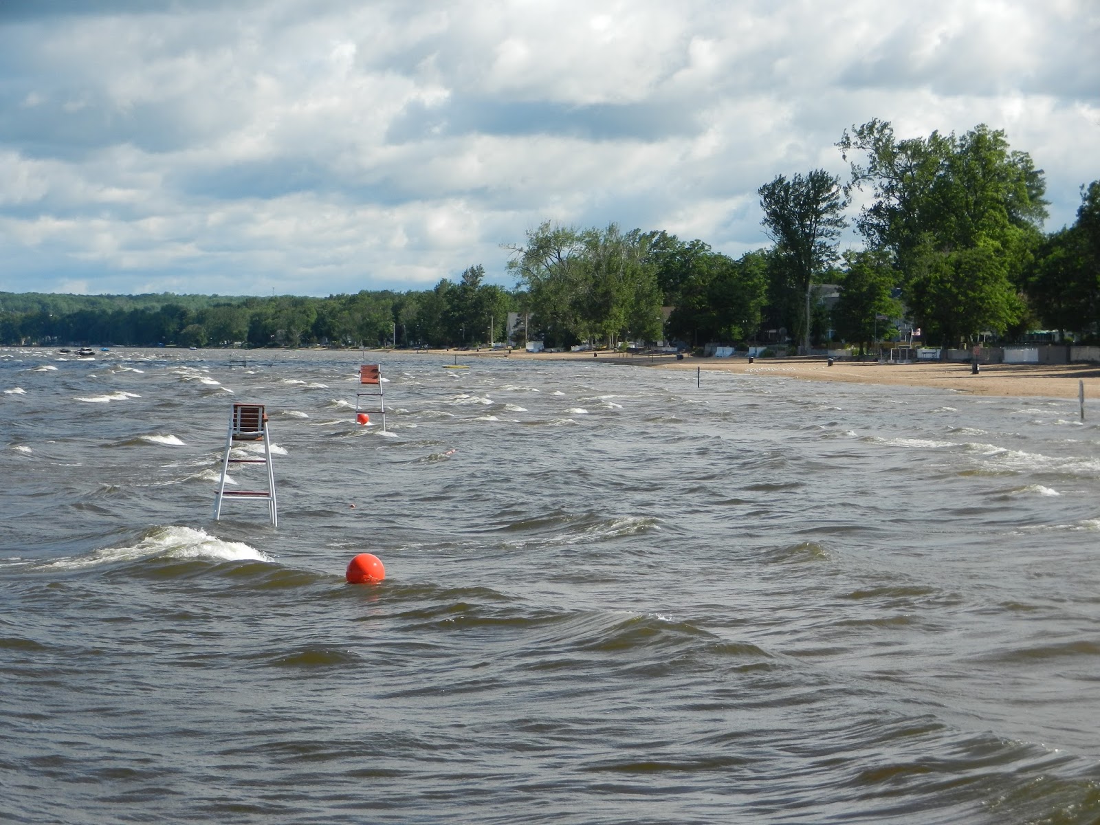 Travels on M/V Santorini Where's the beach Sylvan Beach NY!