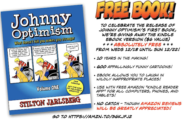 johnny optimism, stiltons place, hope n' change, free book, amazon