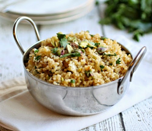 Nutty Whole Wheat Couscous Pilaf