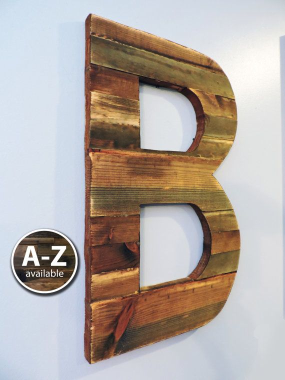 Large Decorative Wooden Letters Thankyou Letter