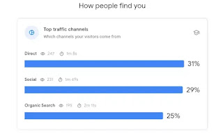 Top Traffic Channels - google search console insights