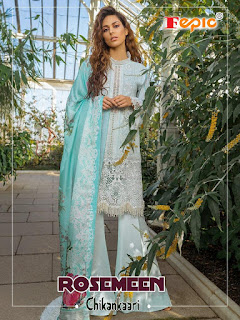 Fepic Chikankaari Kari Work Pakistani Suits Collection In Wholesale Rate