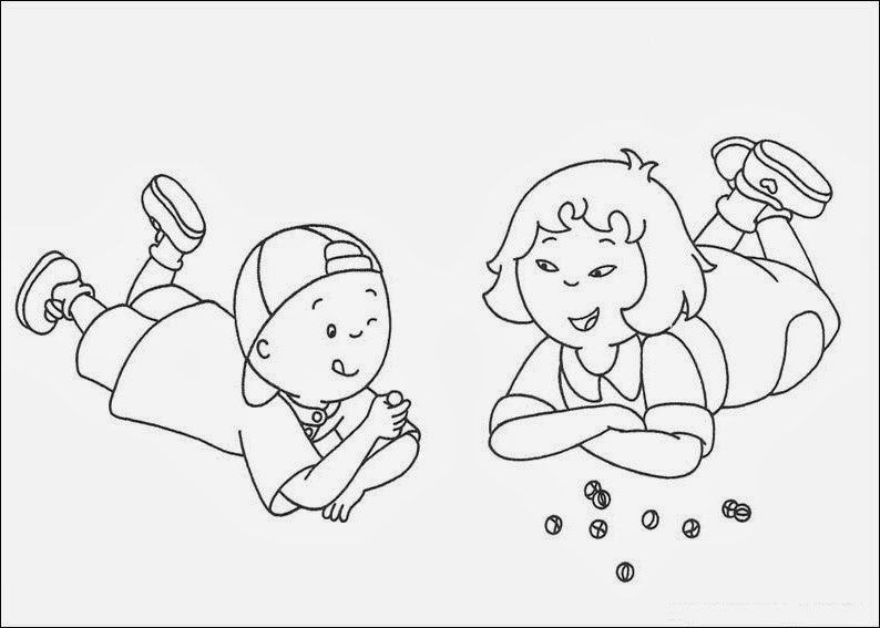 caillou halloween coloring pages - photo #36