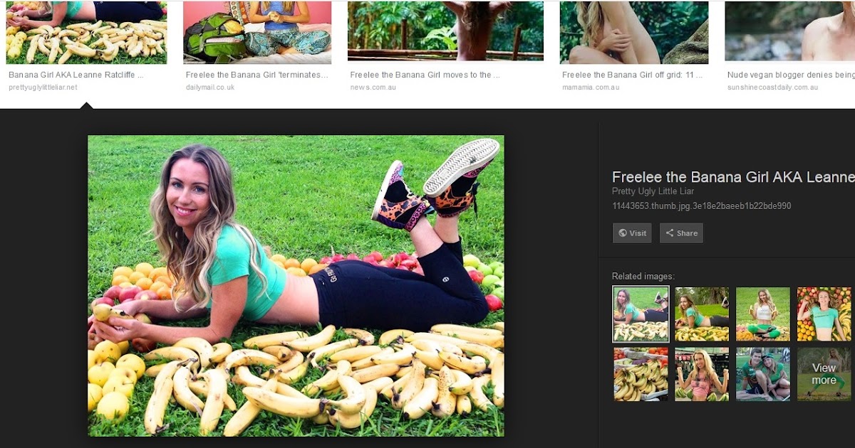 Corporate Australia Breaking News Freelee the Banana Girl's name is