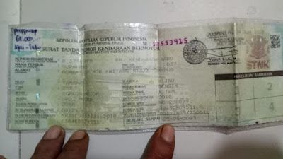 Penemuan STNK di Ruang Tunggu Pembuatan SKCK Polsek Pituruh