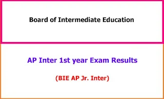 AP Inter 1st year results 2024